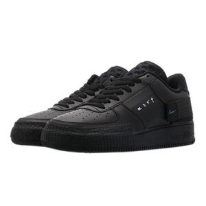 NIKE AF1-TYPE AIR FORCE 1 TYPE BLACK-PHOTO BLUE-PLATINUM TINT